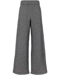 ★Max Mara★Cestino サテンワイドパンツ Max Mara Cestino ワイドパンツ ホワイト | Lyst