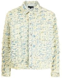 Who Decides War - Barren Distressed Denim Jacket - Lyst