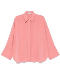 Alberto Biani - Blouse Met Puntige Kraag - Lyst