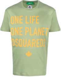 DSquared² - 'one Life One Planet' T-shirt - Lyst