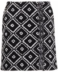 Karl Lagerfeld - Boucle Wrap Mini Skirt - Lyst