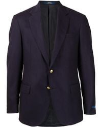 Polo Ralph Lauren - Single-Breasted Wool Blazer - Lyst