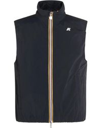 K-Way - Valen Stretch Dot Zip-Fastening Sleeveless Vest - Lyst