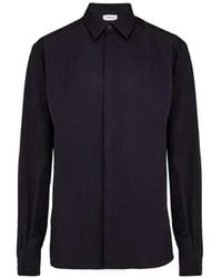 Ferragamo - Monogram-Pattern Cotton Shirt - Lyst
