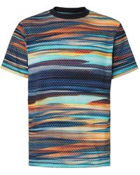 Missoni - T-Shirt Mit Zickzack-Print - Lyst