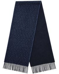 Fendi - Ff Monogram Fringed Scarf - Lyst