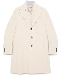 Eleventy - Single-Breasted Coat - Lyst