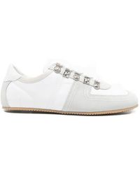 Toga Virilis - Embellished Lace-Up Sneakers - Lyst