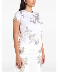 Marques'Almeida - Camiseta Con Lentejuelas Y Capa De Tul - Lyst