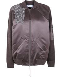 Blugirl Blumarine - Crystal-Embellished Bomber Jacket - Lyst