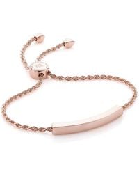Monica Vinader - Linear Chain Bracelet - Lyst