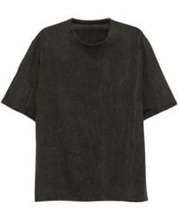 DEVOA - T-Shirt Met Vlakken - Lyst