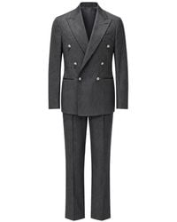 Franzese Collection - Rolls Royce Herringbone Double-Breasted Suit - Lyst