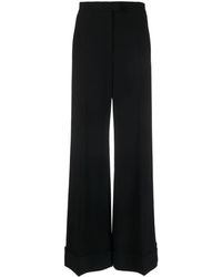 Moschino - High-waisted Wide-leg Trousers - Lyst