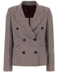Brunello Cucinelli - Long-Sleeves Blazer - Lyst