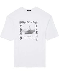 Willy Chavarria - T-Shirt Con Grafica - Lyst
