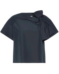 Weekend by Maxmara - Blouse En Taffetas Mélangé - Lyst