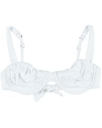 BELAMER - Aless Ruched Bikini Top - Lyst