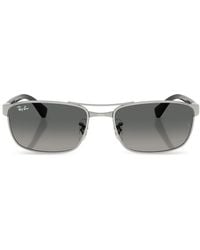 Ray-Ban - Rectangle-Frame Sunglasses - Lyst