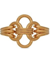 Saint Laurent - Oversized-knot Detail Cuff Bracelet - Lyst