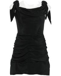 Cult Gaia - Deanna Ruched Tie-Strap Dress - Lyst