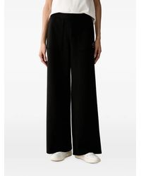 KARL LAGERFELD - Logo-Print Wide-Leg Trousers - Lyst