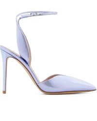 Giorgio Armani - Zapatos de tacón con acabado metalizado - Lyst