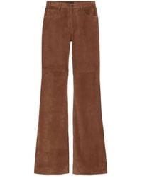 Nili Lotan - Ausgestellte Roe Wildlederhose - Lyst