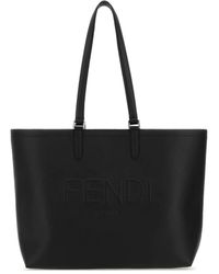 Fendi - レザー トートバッグ - Lyst