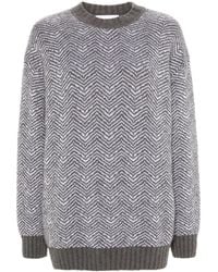 Moschino - Pull À Motif De Chevrons - Lyst