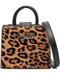 MC2 Saint Barth - Mini Shop Leopard-Print Tote Bag - Lyst
