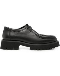 SERGIO MORETTI FIRENZE - Lace-Up Lug-Sole Loafers - Lyst