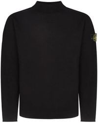 Stone Island - Pull À Patch Logo - Lyst