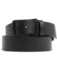 Piquadro - Grained Leather Belt - Lyst