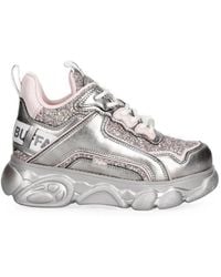 Buffalo - Cld Chai Glitter-Effect Metallic Sneakers - Lyst