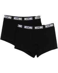 Moschino - Logo-Waistband Boxers (Set Of Two) - Lyst