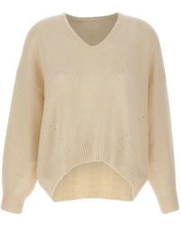 BOSS - Maglione Con Scollo A V - Lyst