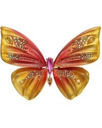 Anabela Chan - Magma Brosche Mit Schmetterling - Lyst