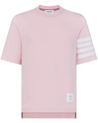 Thom Browne - Three-Stripe T-Shirt - Lyst