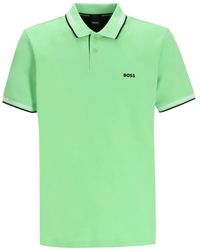 BOSS - Polo Con Applicazione - Lyst