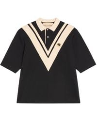 Valentino Garavani - Embroidered Polo Shirt - Lyst