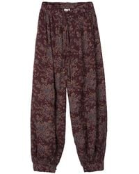 Antik Batik - Cinzo Sarouel Floral-Print Trousers - Lyst