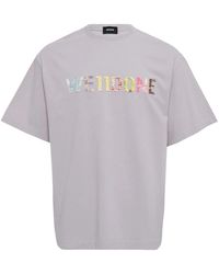 we11done - T-Shirt À Patch Logo - Lyst