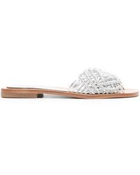 Paloma Barceló - Olimpia Leather Sandals - Lyst