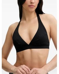 Chantelle - Icon Wireless Halterneck Bikini Top - Lyst