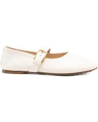 Dear Frances - Leather Ballet Flats - Lyst