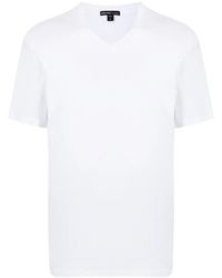 James Perse - Luxe Lotus Jersey V-Neck T-Shirt - Lyst