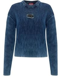 DIESEL - Round-Neck Knitwear - Lyst