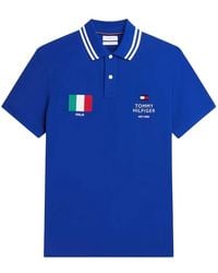 Tommy Hilfiger - Logo-Embroidered Tipped Polo Shirt - Lyst