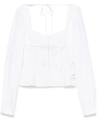 Marine Serre - Cotton Blouse - Lyst